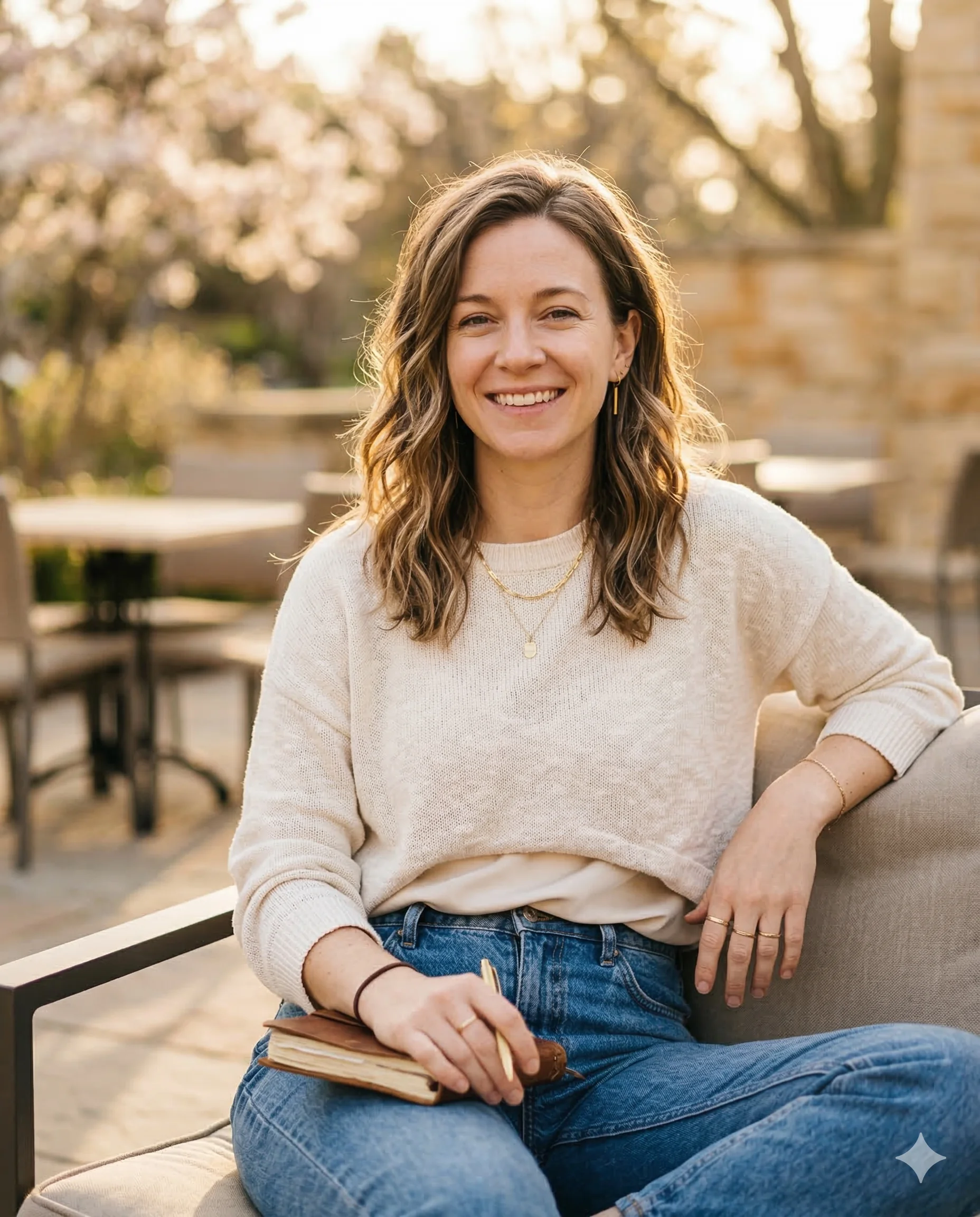 AI-generated leisure headshot for social media and personal branding