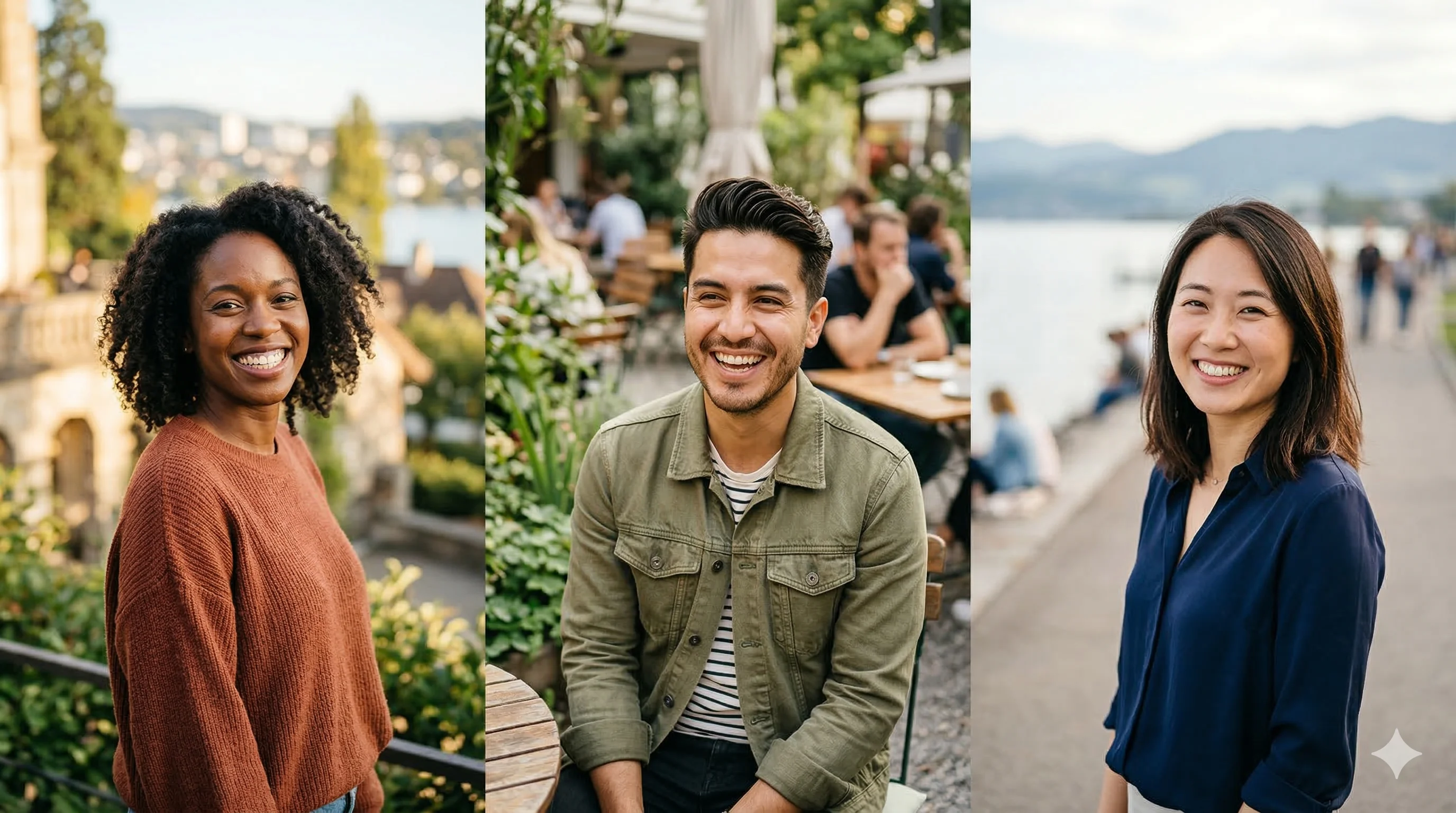 Dating AI headshot examples