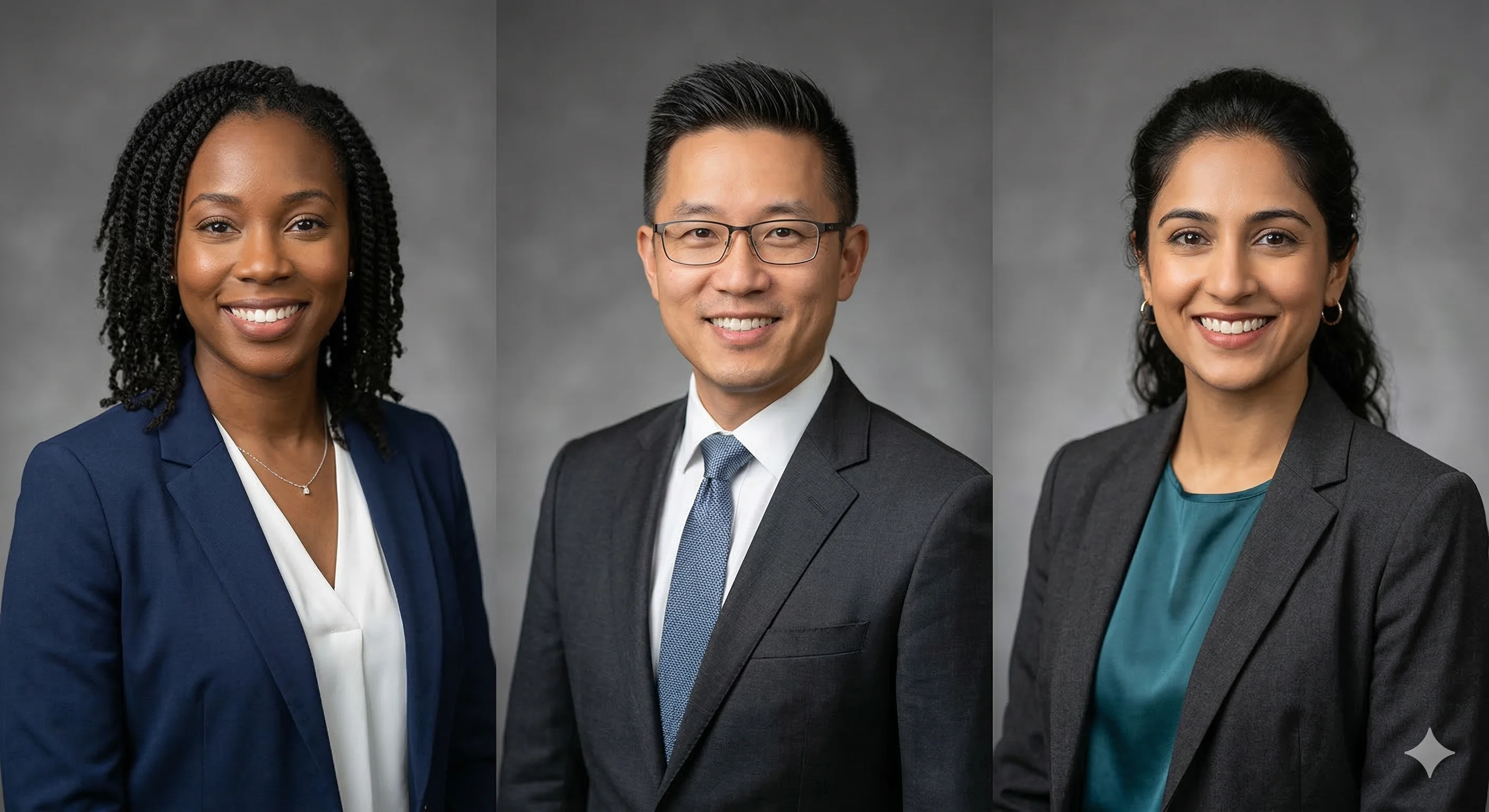 Professional AI headshot examples